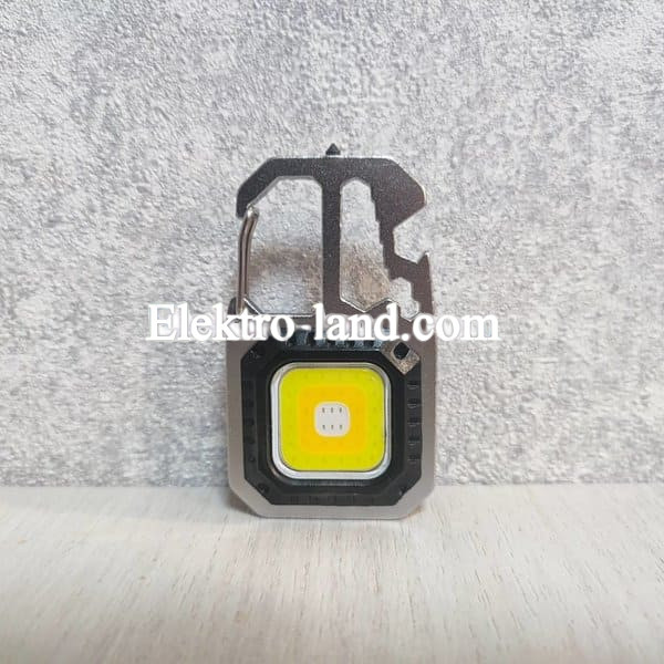 Аккумуляторный мини фонарик LED W5138 с Type-C 7 режимов, отвертки, карабин